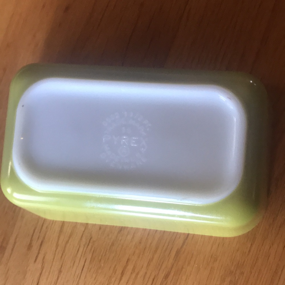 Green Antique Pyrex Dish